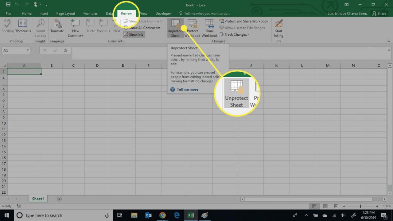 Jak odemknout tabulku v Excelu?