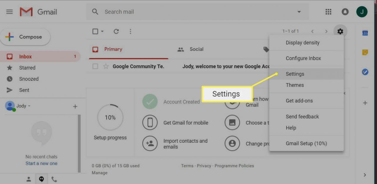 Jak si nastavit Gmail?